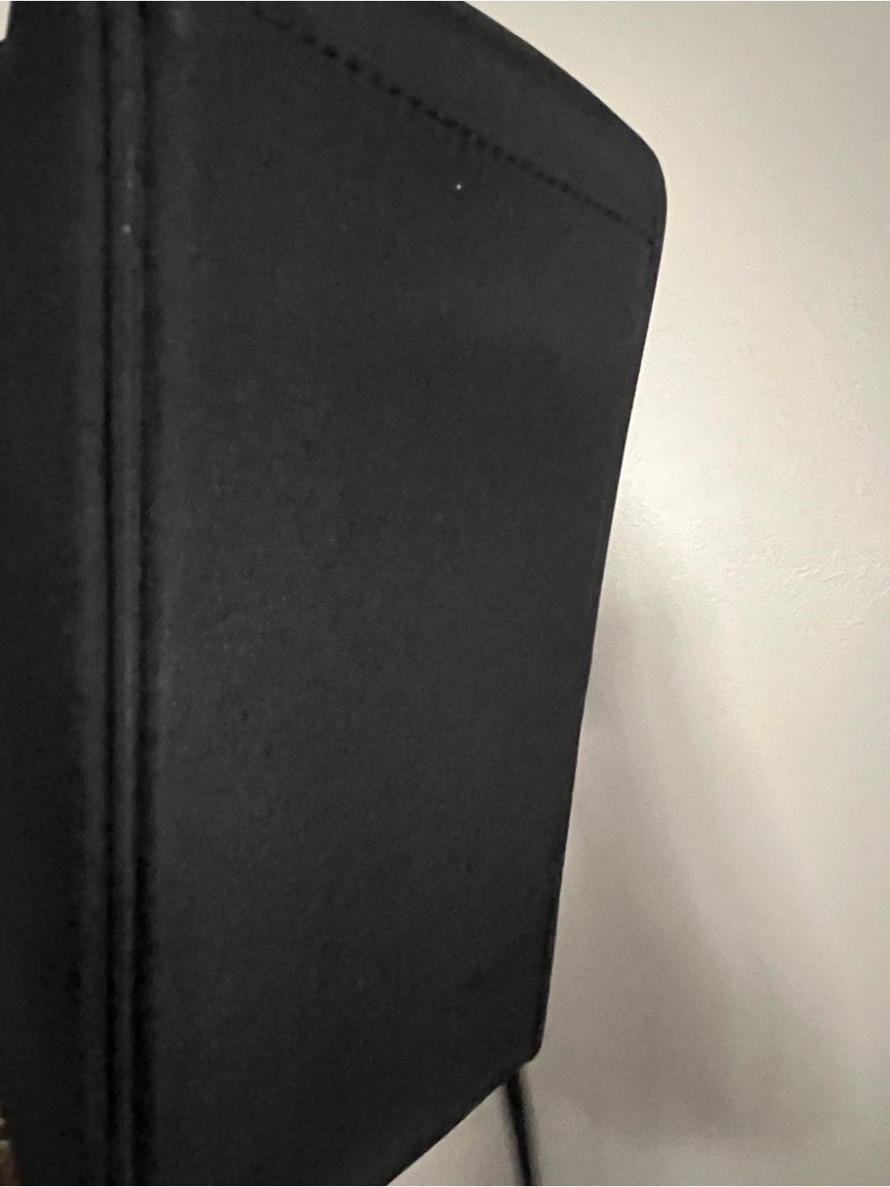 NWT Ralph Lauren Black Tote with Gold Crest w/crossbody strap - Picture 4 of 9
